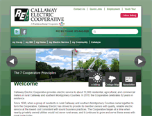 Tablet Screenshot of callawayelectric.com